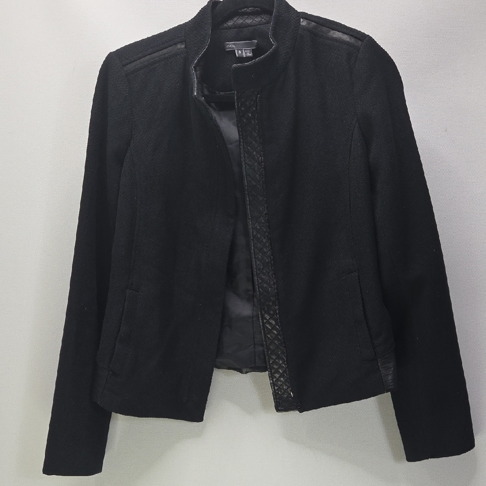 Vince Black Textured Blazer - Picture 1 of 11